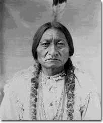 Black and white, crisp, good quality photograph of Tatanka Tyotaka Sitting Bull, Hunkpapa Lakota Sioux Chief. Photo credits to http://us.history.wisc.edu