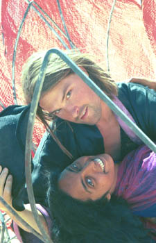 Me and Geetha in the Lotus