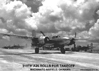 [A-26 takes off from Okinawa]