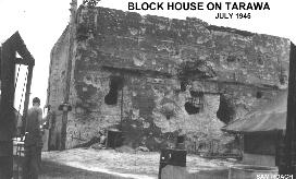 [Japanese block house on Tarawa Island]