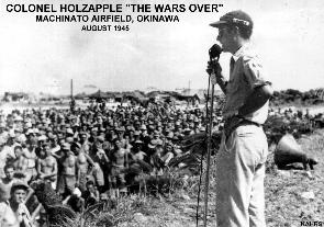 [Col. Holzapple: the War is Over ]