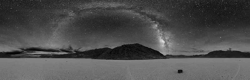 Death Valley at night panorama