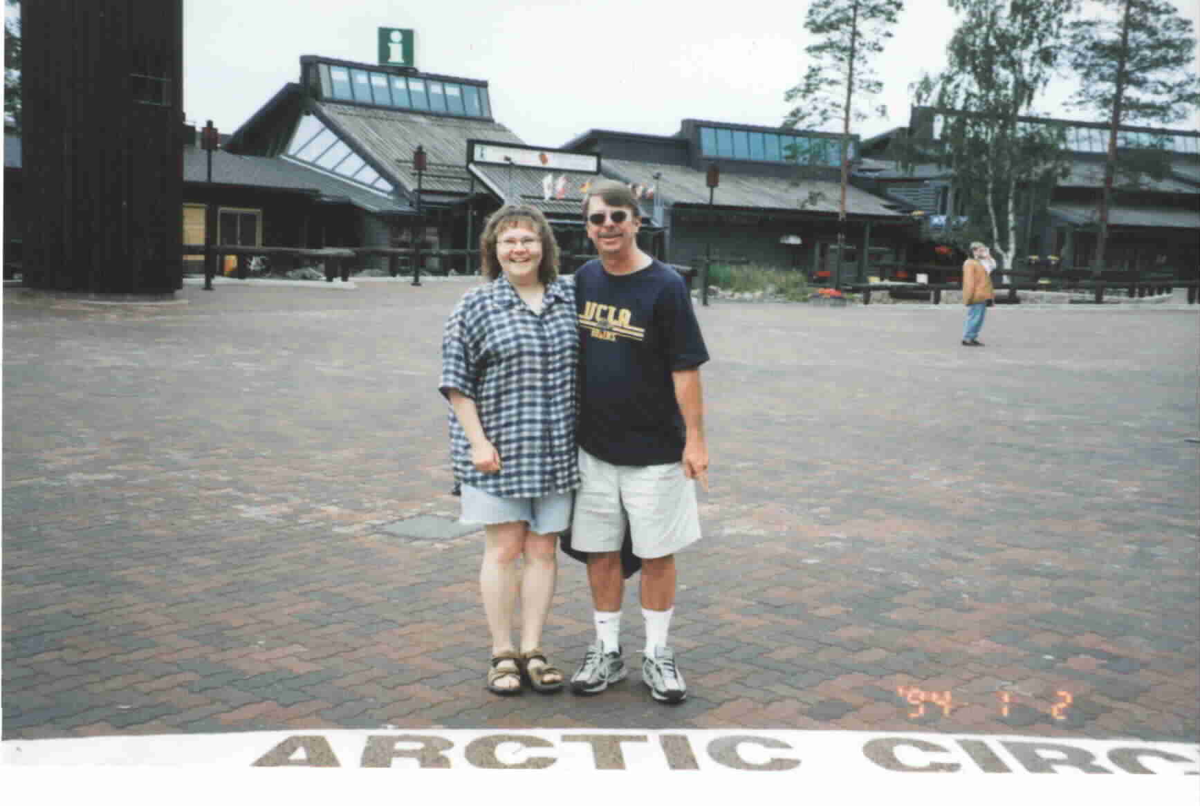 Cousin at Artic Circle