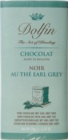 Chocolate: Dolfin's Noir au Thé Earl Grey (dark chocolate, Earl Grey tea, vanilla)