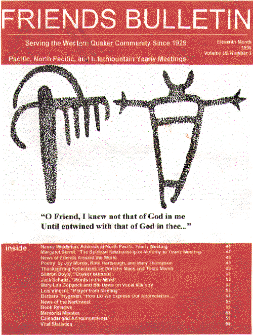 Friends Bulletin cover