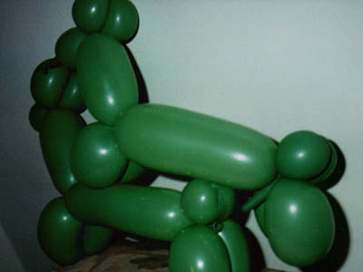 My first attempt at balloon animals